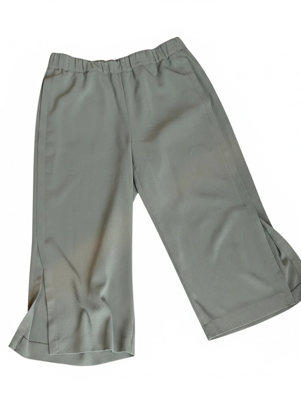 WHITE HOUSE BLACK MARKET Size 12
Wide Leg Crop High Rise Olive Green
Pants WHBM